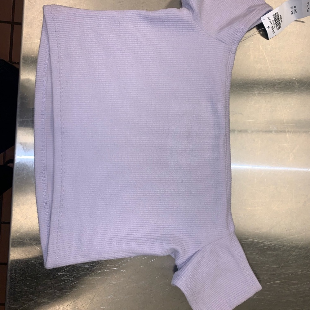 Off the shoulder crop top